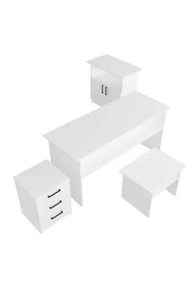 Kalender Dekor Merkür-1-2-3-4 Ofis Büro Masası Takımı - Resim 5