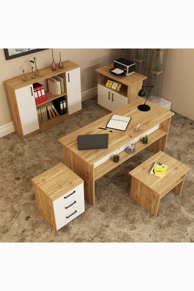 Kalender Dekor Merkür-1-2-3-4-5 Ofis Büro Masası Takımı - Resim 3