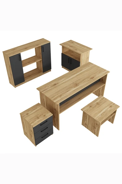 Kalender Dekor Merkür-1-2-3-4-5 Ofis Büro Masası Takımı - Resim 5