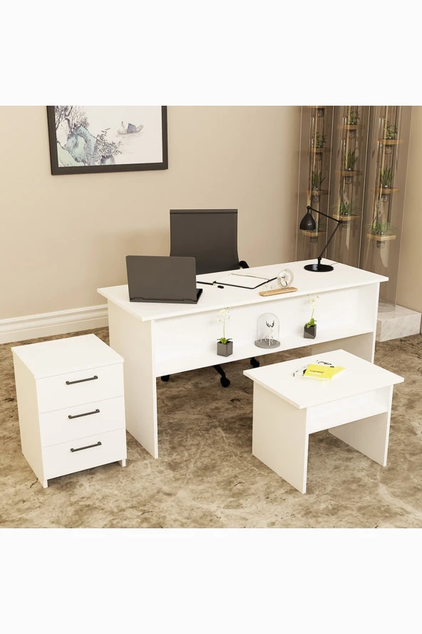 Kalender Dekor Merkür-1-2-3 Ofis Büro Masası Takımı