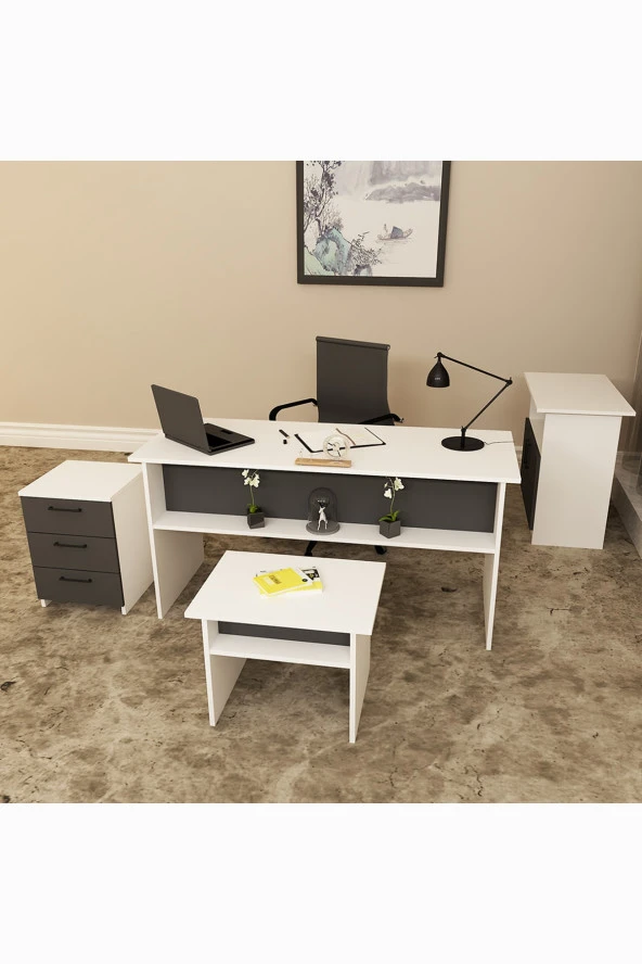 Kalender Dekor Merkür-1-2-3-4 Ofis Büro Masası Takımı - 2