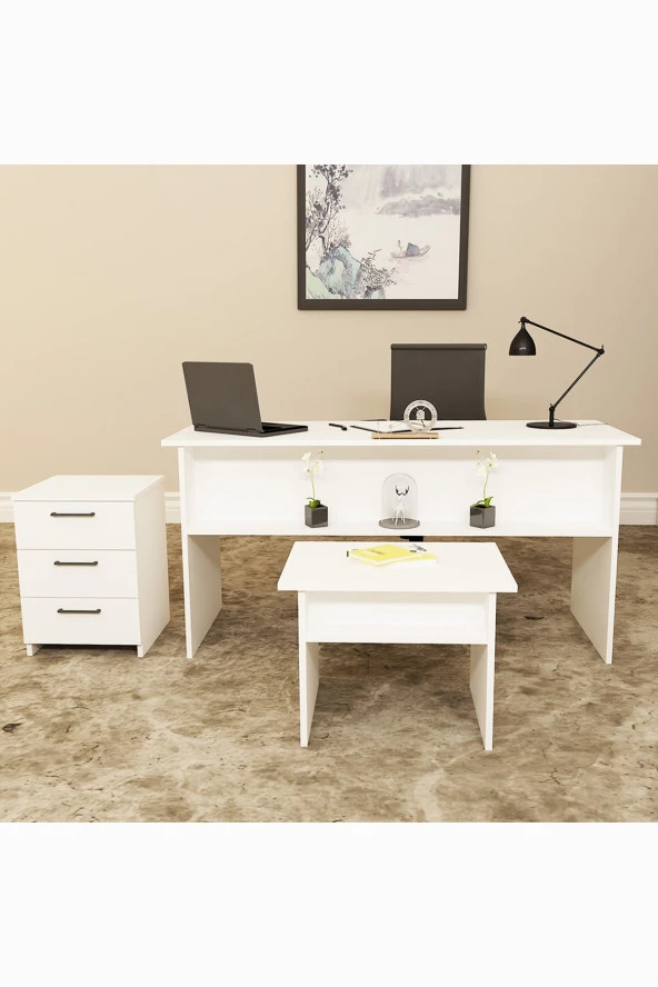Kalender Dekor Merkür-1-2-3 Ofis Büro Masası Takımı - 2