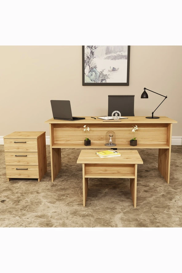 Kalender Dekor Merkür-1-2-3 Ofis Büro Masası Takımı - 2
