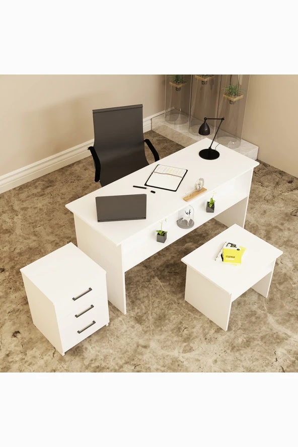 Kalender Dekor Merkür-1-2-3 Ofis Büro Masası Takımı - 3