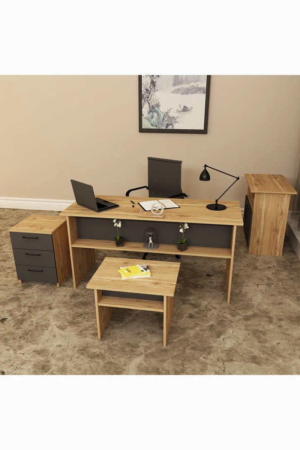 Kalender Dekor Merkür-1-2-3-4 Ofis Büro Masası Takımı - 2