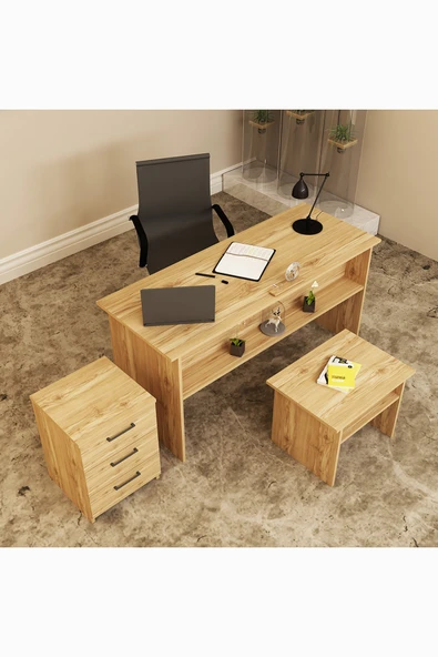 Kalender Dekor Merkür-1-2-3 Ofis Büro Masası Takımı - Resim 3