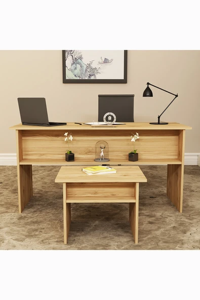 Kalender Dekor Merkür-1-2 Ofis Büro Masası Takımı - Resim 2