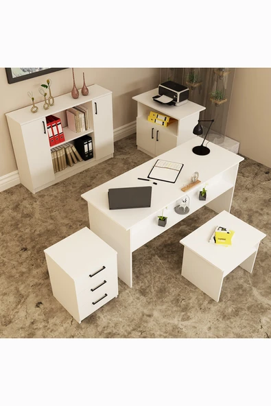 Kalender Dekor Merkür-1-2-3-4-5 Ofis Büro Masası Takımı - Resim 3