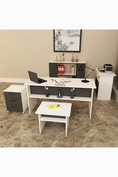 Kalender Dekor Merkür-1-2-3-4-5 Ofis Büro Masası Takımı - Resim 2