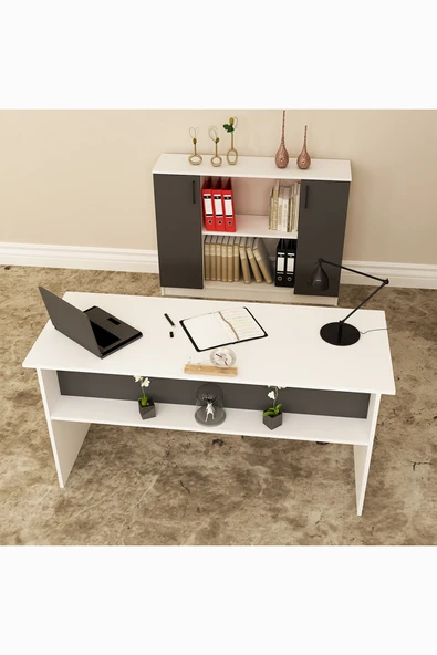 Kalender Dekor Merkür-1-5 Ofis Büro Masası Takımı - Resim 2