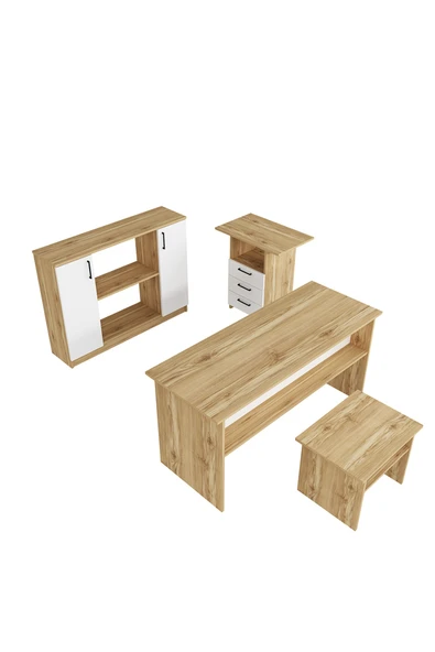 Kalender Dekor Merkür-1-2-5-7 Ofis Büro Masası Takımı - Resim 5