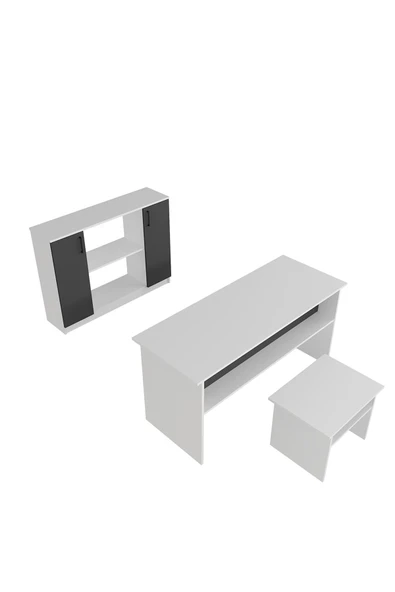 Kalender Dekor Merkür-1-2-5 Ofis Büro Masası Takımı - Resim 5