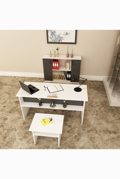 Kalender Dekor Merkür-1-2-5 Ofis Büro Masası Takımı - Resim 2