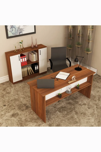 Kalender Dekor Merkür-1-5 Ofis Büro Masası Takımı - Resim 3