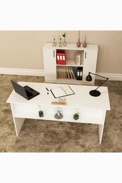 Kalender Dekor Merkür-1-5 Ofis Büro Masası Takımı - Resim 2