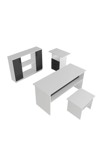 Kalender Dekor Merkür-1-2-5-7 Ofis Büro Masası Takımı - Resim 5