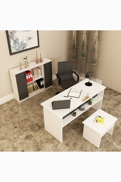 Kalender Dekor Merkür-1-2-5 Ofis Büro Masası Takımı - Resim 3