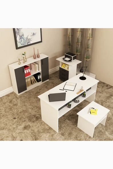 Kalender Dekor Merkür-1-2-5-7 Ofis Büro Masası Takımı - Resim 3