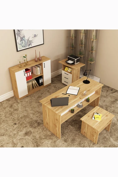 Kalender Dekor Merkür-1-2-5-7 Ofis Büro Masası Takımı - Resim 3