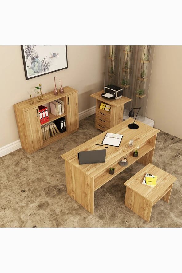 Kalender Dekor Merkür-1-2-5-7 Ofis Büro Masası Takımı - 3
