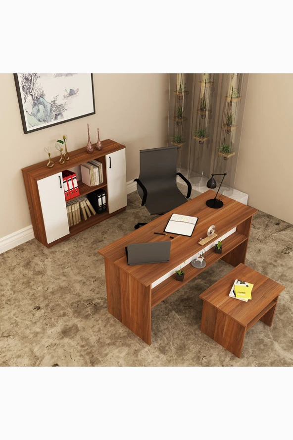 Kalender Dekor Merkür-1-2-5 Ofis Büro Masası Takımı - 2