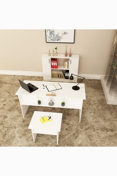 Kalender Dekor Merkür-1-2-5 Ofis Büro Masası Takımı - Resim 2