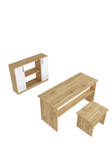 Kalender Dekor Merkür-1-2-5 Ofis Büro Masası Takımı - Resim 5