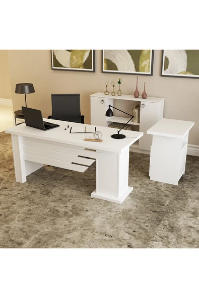 Kalender Dekor Ophira-1-3-4 Ofis Büro Masası Takımı ürün görseli 1