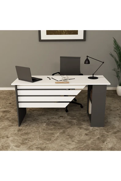 Kalender Dekor STEEN-1 OFİS BÜRO MASASI TAKIMI - Resim 2