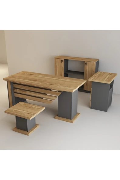 Kalender Dekor Ophira-1-2-3-4 Oph04 Ofis Büro Masa Takımı - Resim 4