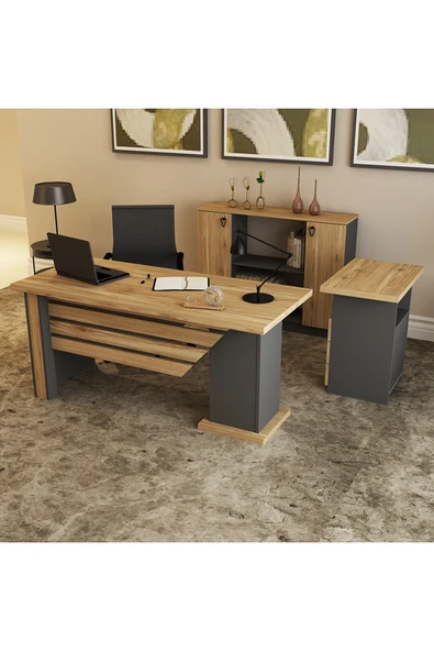 Kalender Dekor Ophira-1-3-4 Ofis Büro Masası Takımı ürün görseli 1