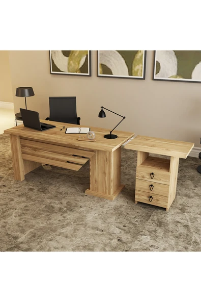 Kalender Dekor Ophira-1-3 Ofis Büro Masası Takımı ürün görseli 1