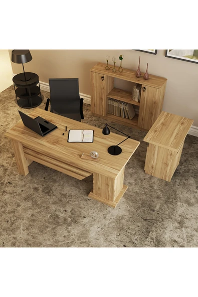 Kalender Dekor Ophira-1-3-4 Ofis Büro Masası Takımı - Resim 3