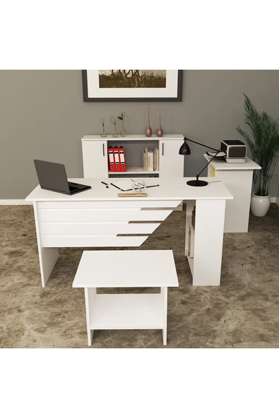 Kalender Dekor STEEN-1-2-3-4 OFİS BÜRO MASASI TAKIMI - Resim 2