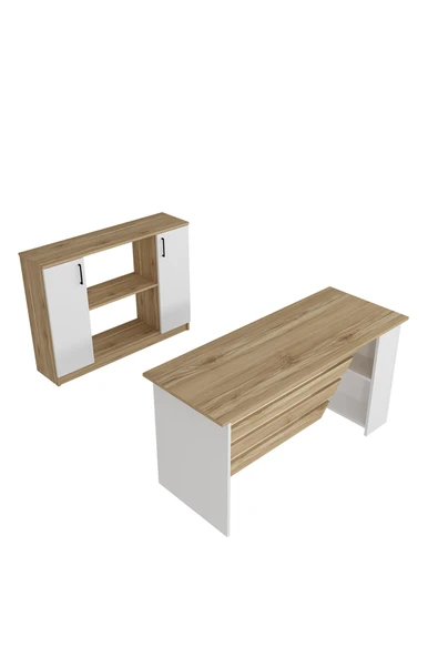 Kalender Dekor STEEN-1-4 OFİS BÜRO MASASI TAKIMI - Resim 5