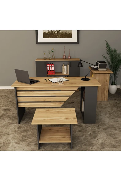 Kalender Dekor STEEN-1-2-3-4 OFİS BÜRO MASASI TAKIMI - Resim 2