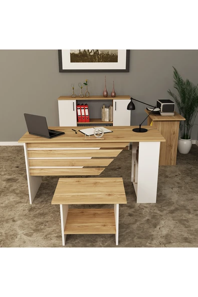 Kalender Dekor STEEN-1-2-3-4 OFİS BÜRO MASASI TAKIMI - Resim 2