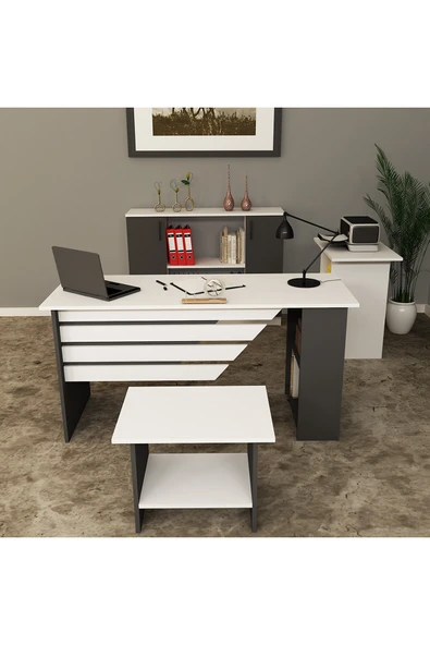 Kalender Dekor STEEN-1-2-3-4 OFİS BÜRO MASASI TAKIMI - Resim 2