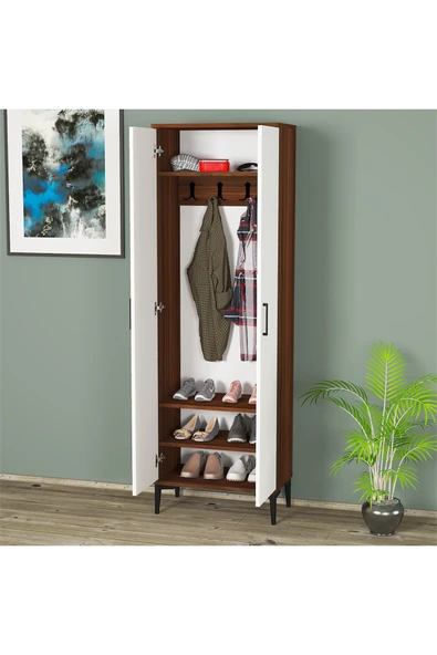 Kalender Dekor Alba-1 Portmanto Vestiyer Ayakkabılık - Resim 4