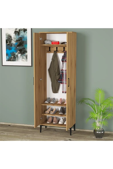 Kalender Dekor Alba-1 Portmanto Vestiyer Ayakkabılık - Resim 4