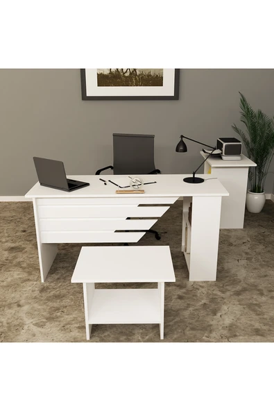 Kalender Dekor STEEN-1-2-3 OFİS BÜRO MASASI TAKIMI - Resim 2