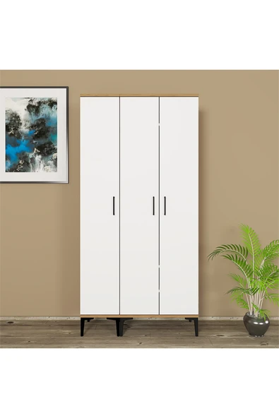 Kalender Dekor ALBA-1-2 PORTMANTO VESTİYER AYAKKABILIK - Resim 2