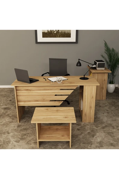 Kalender Dekor STEEN-1-2-3 OFİS BÜRO MASASI TAKIMI - Resim 2