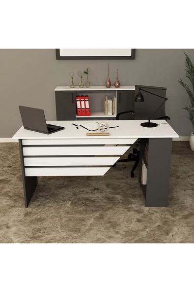 Kalender Dekor Steen-1-4 Ofis Büro Masası Takımı - Resim 2