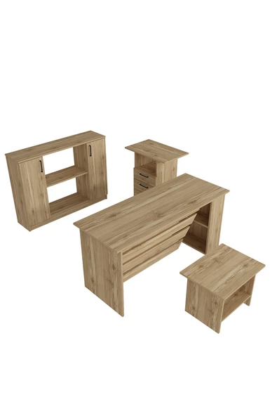 Kalender Dekor STEEN-1-2-3-4 OFİS BÜRO MASASI TAKIMI - Resim 5