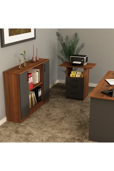 Kalender Dekor Steen-1-2-3-4 Ofis Büro Masası Takımı - Resim 4