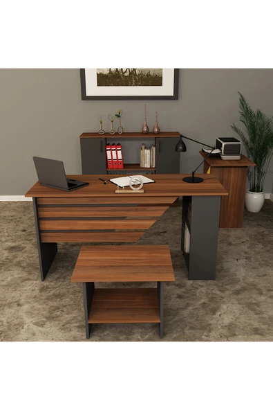 Kalender Dekor Steen-1-2-3-4 Ofis Büro Masası Takımı - Resim 2