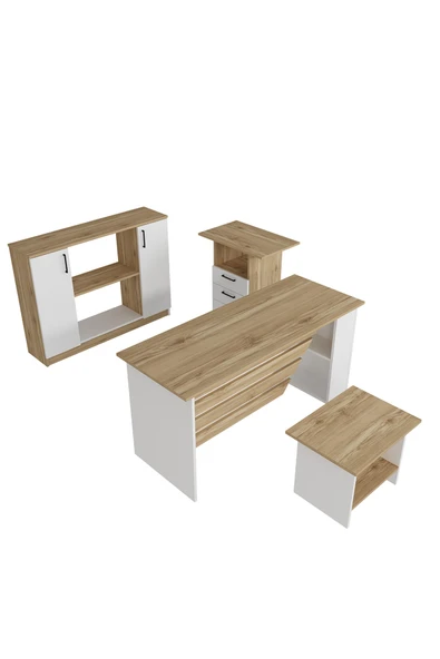 Kalender Dekor STEEN-1-2-3-4 OFİS BÜRO MASASI TAKIMI - Resim 5