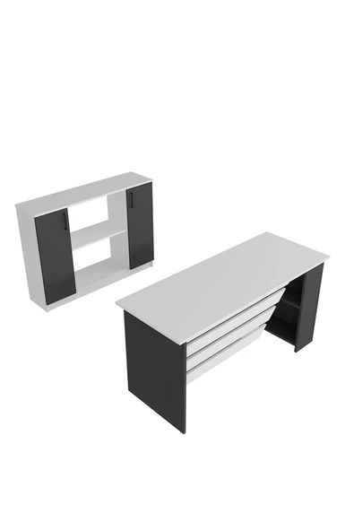 Kalender Dekor Steen-1-4 Ofis Büro Masası Takımı - Resim 5