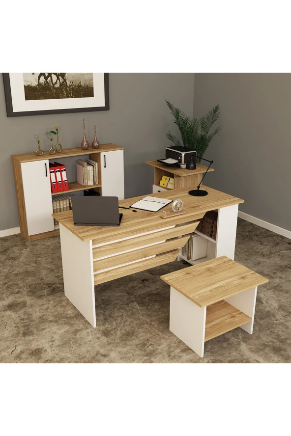 Kalender Dekor STEEN-1-2-3-4 OFİS BÜRO MASASI TAKIMI ürün görseli